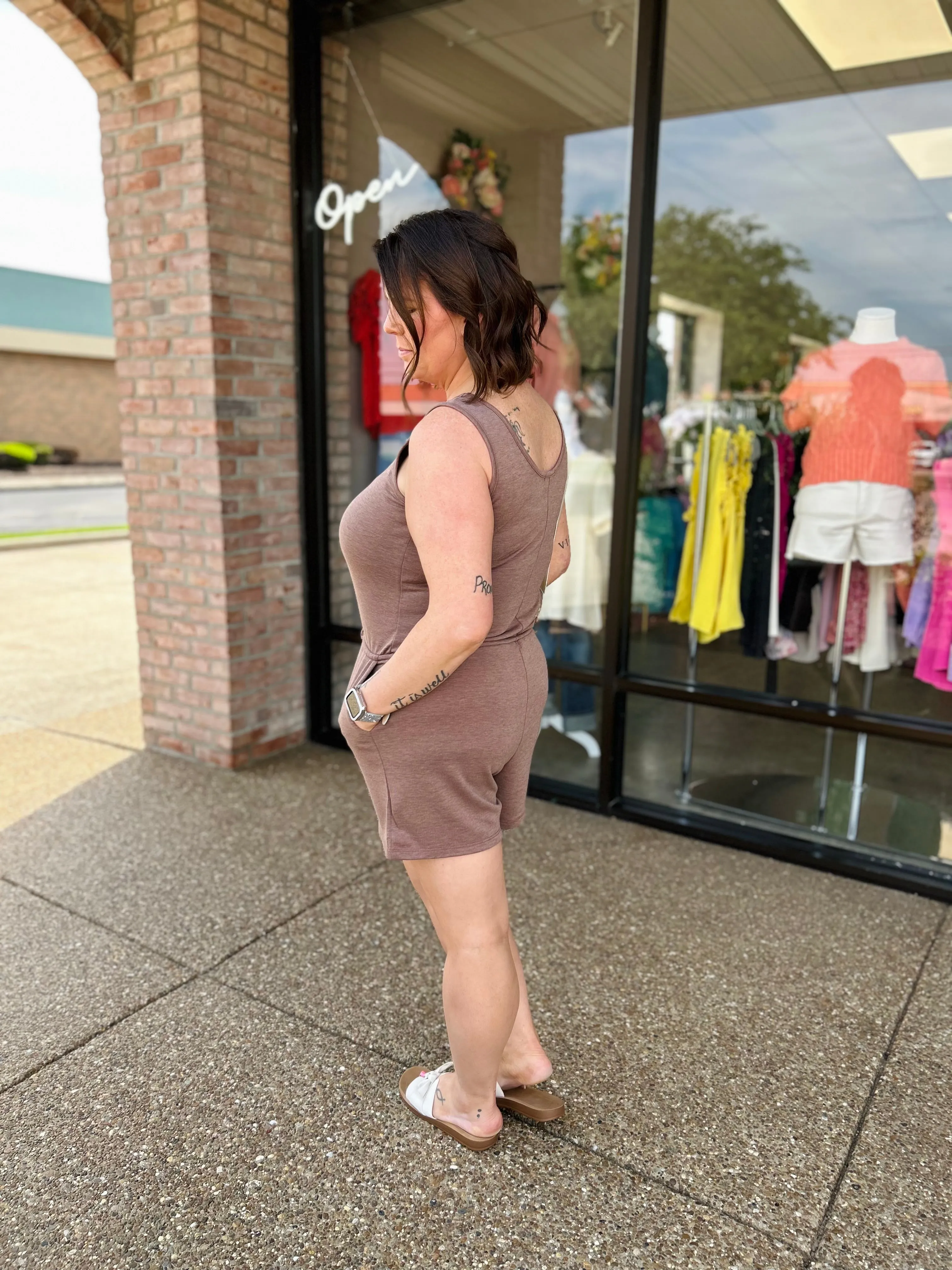Coffee Run Romper