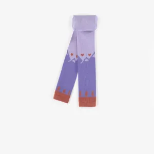 Collants sans pieds jolies montagnes, bébé || Footless tights pretty mountains, baby
