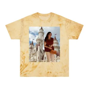 Color Blast Unisex T-Shirt with Alda Dreamy Castle Design