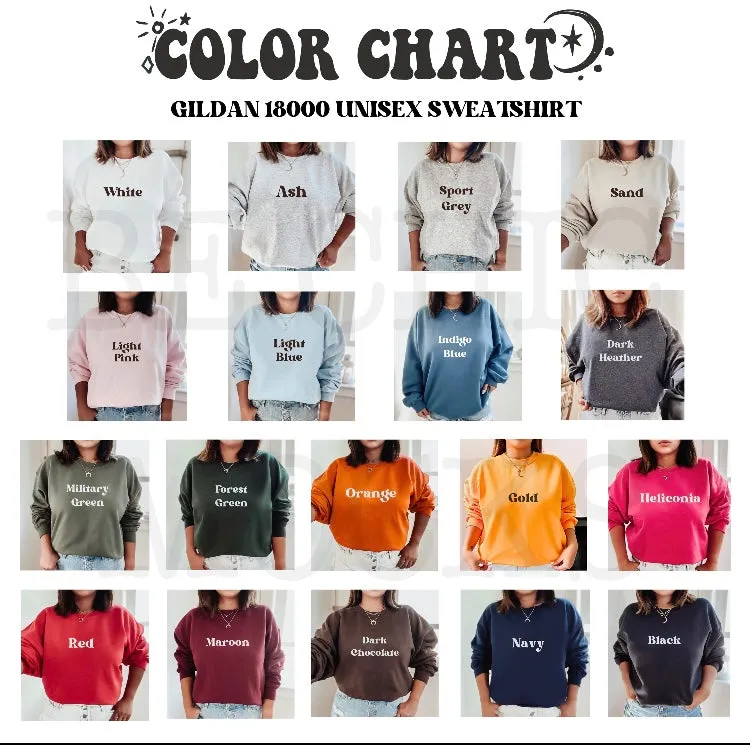 Colorful Bow Teacher Sweatshirt