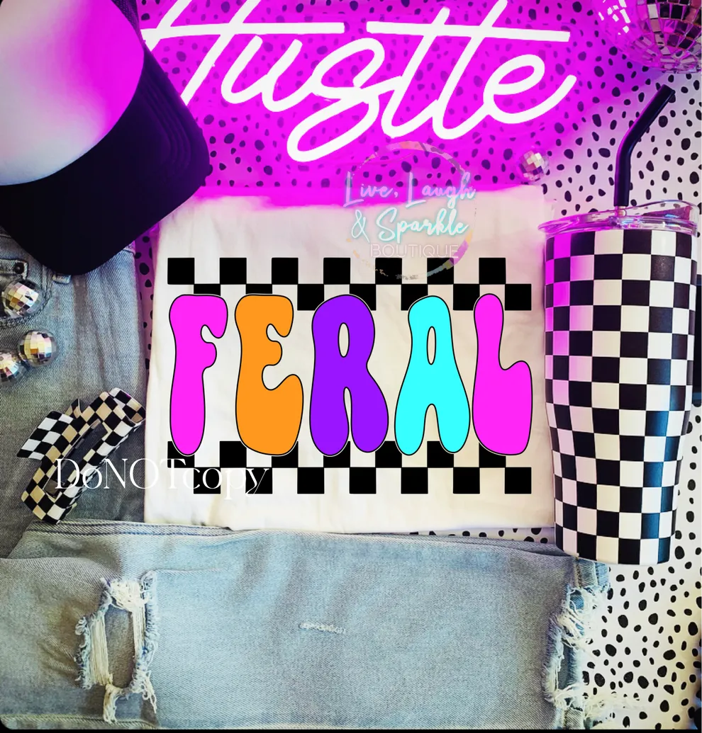 Colorful Feral Tee