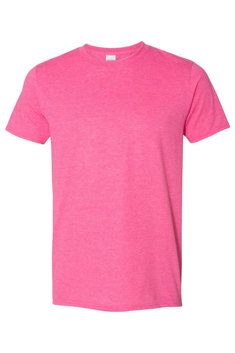 Colorful Less People More Dogs Softstyle Adult T-Shirt