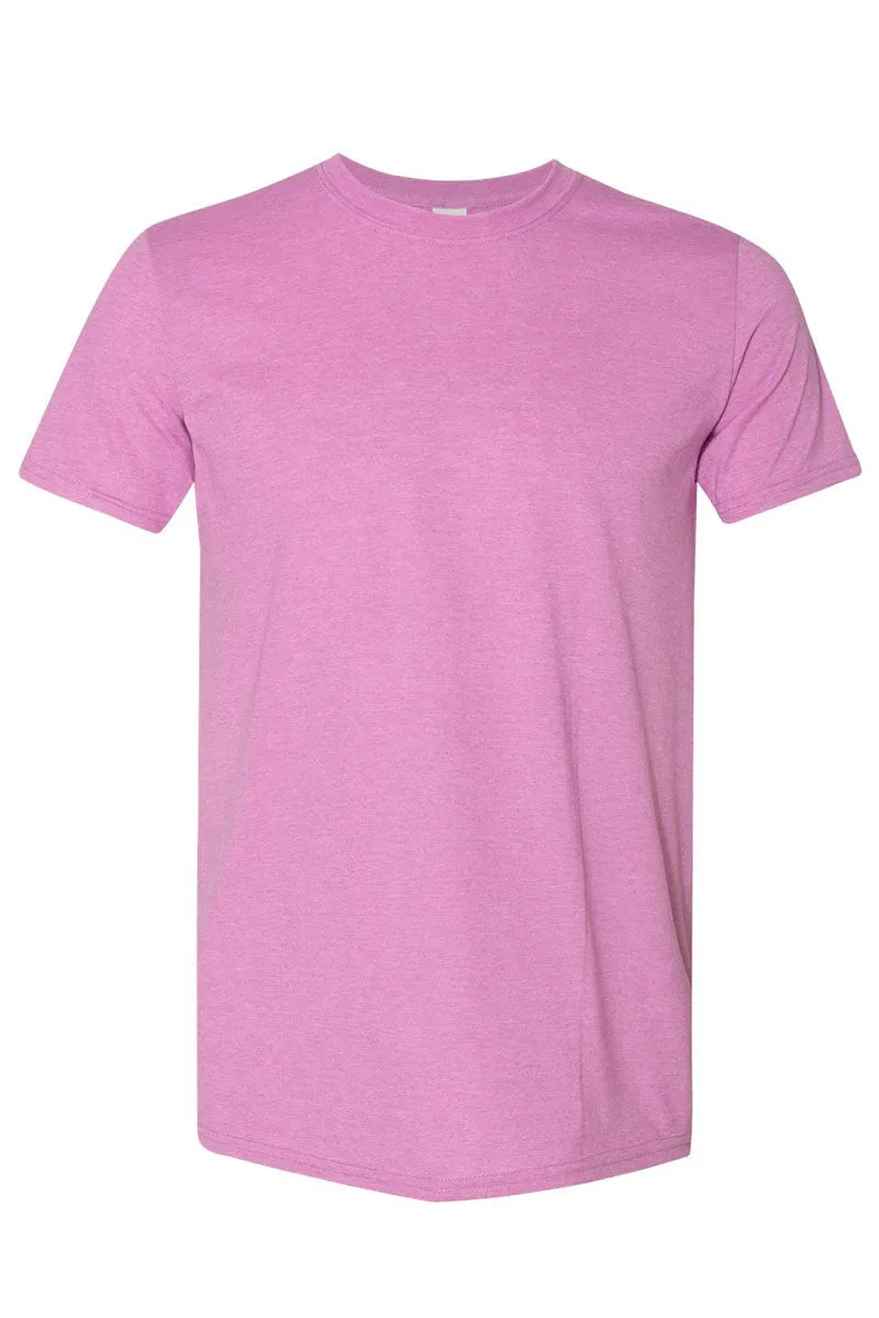 Colorful Less People More Dogs Softstyle Adult T-Shirt