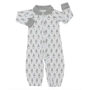 Convertible Gown & Romper Small Sheepz White