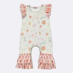 Cottontail Carrot Baby Romper Easter