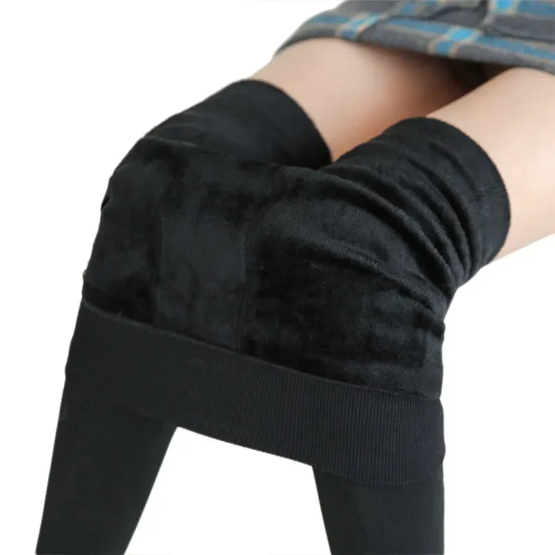 Cozy Velvet Winter Women  Leggings