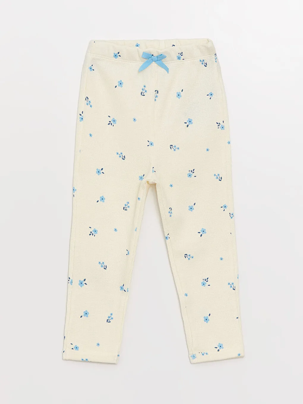 Crew Neck Long Sleeve Patterned Baby Girl Blouse and Tights Set of 2