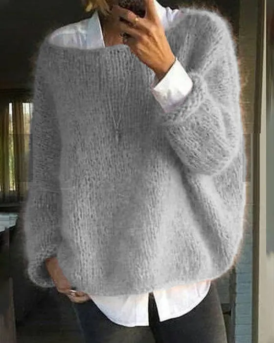 Crew neck sweater in various colors