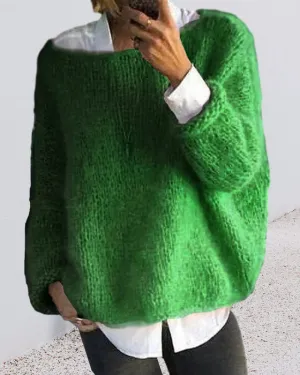 Crew neck sweater in various colors
