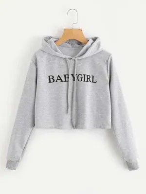 Cropped Hoddie Grey for womens