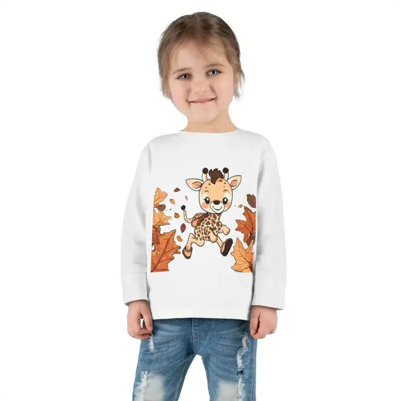 Cute Giraffe Toddler Long Sleeve Tee Fun for Little Ones