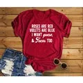 Cute Women's T-shirt - Gothic, Punk, with Short Sleeves