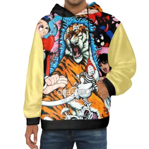 Damaged DNA Men's Flannel Hoodie