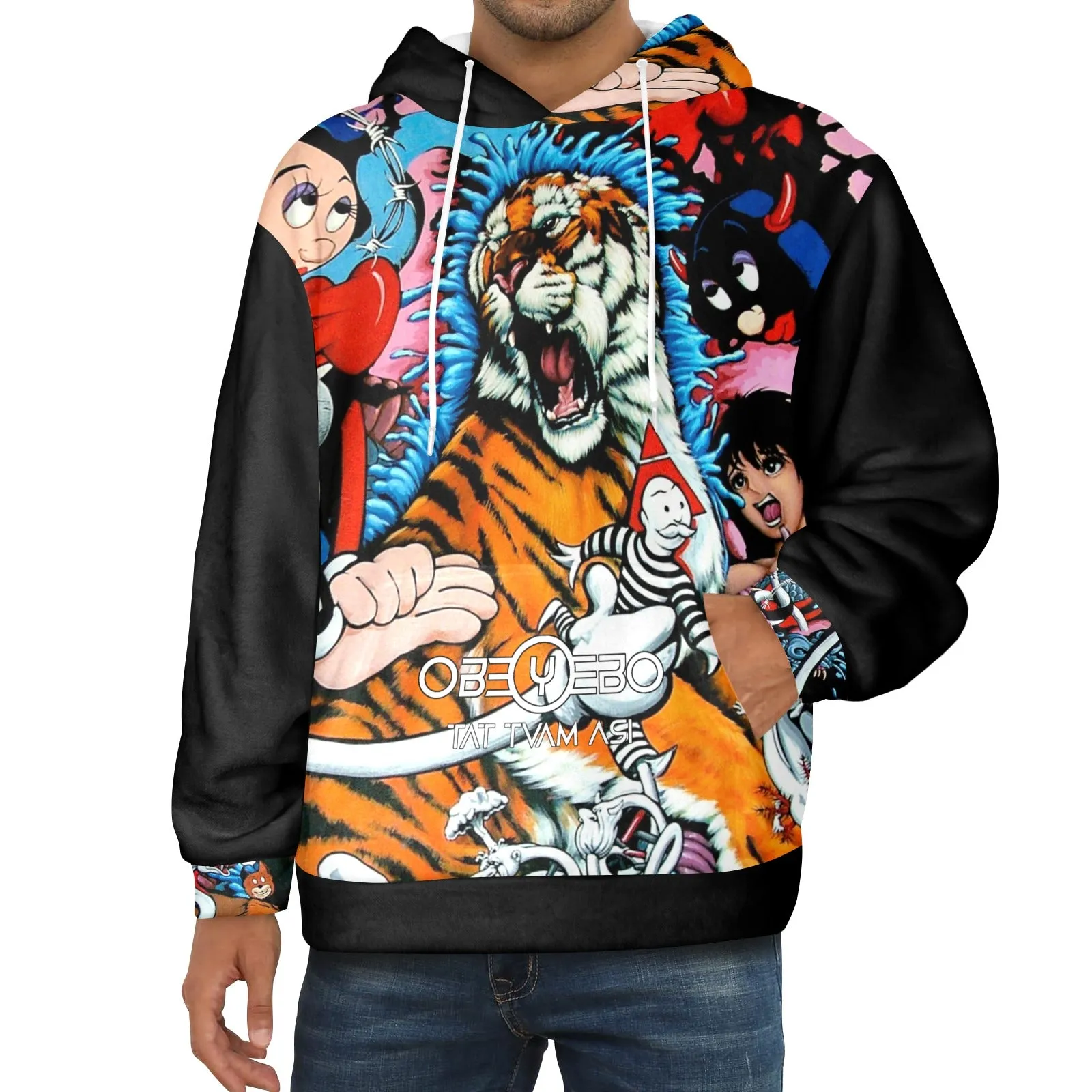 Damaged DNA Men's Flannel Hoodie