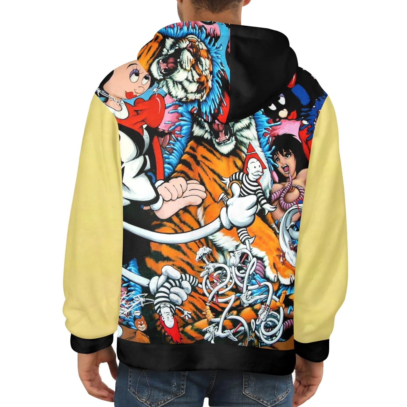 Damaged DNA Men's Flannel Hoodie