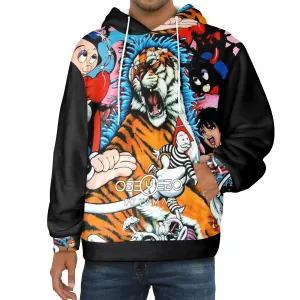 Damaged DNA Men's Flannel Hoodie
