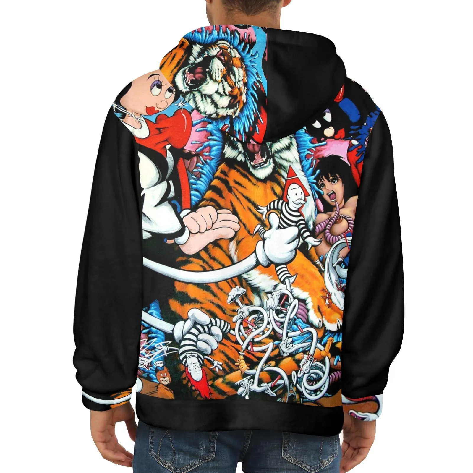 Damaged DNA Men's Flannel Hoodie
