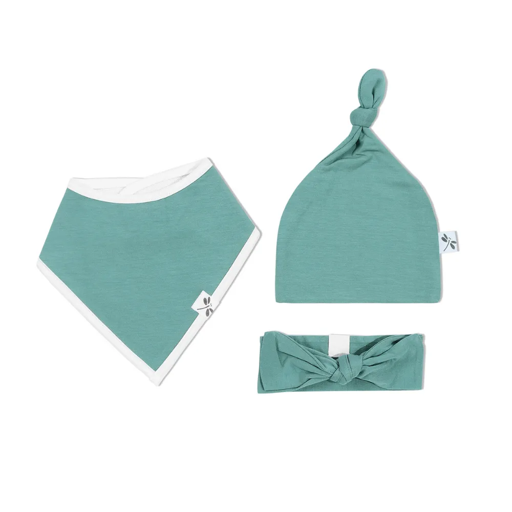 Dark Mint Adjustable Knoted Hat