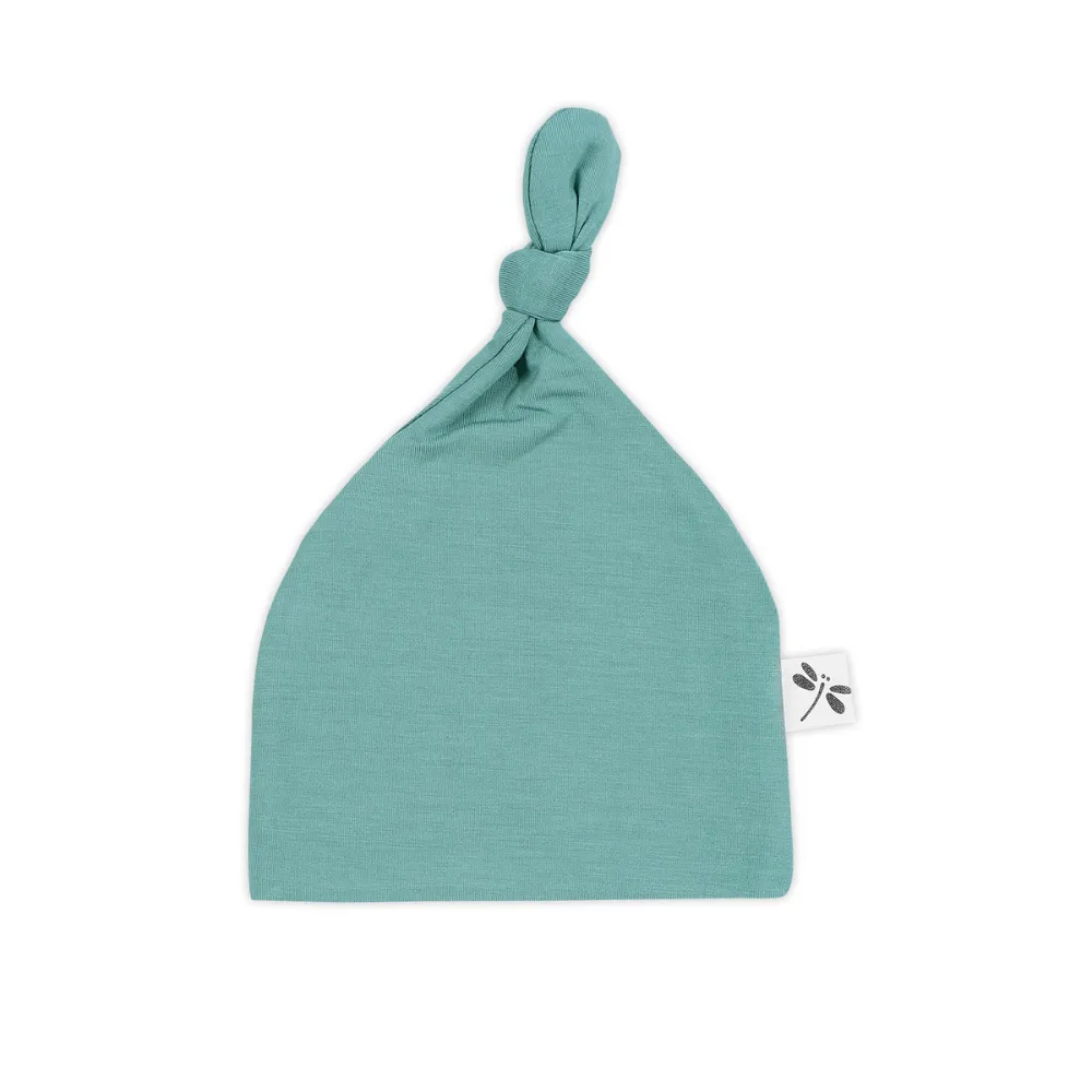 Dark Mint Adjustable Knoted Hat