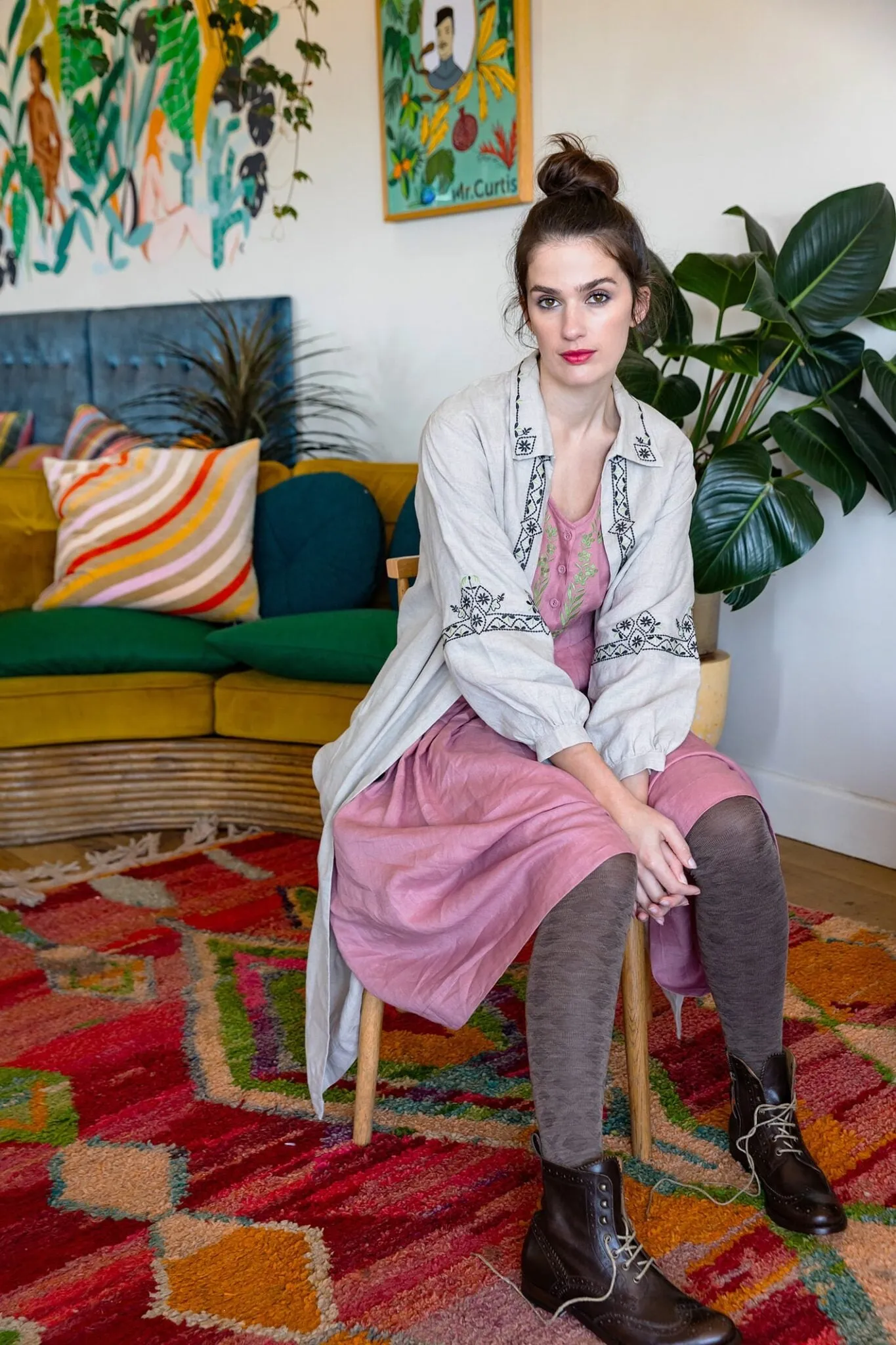 Deco Wool Tights - BROWN | Tightology