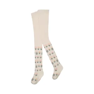 Deux Par Deux Tights - Edelweiss Off White