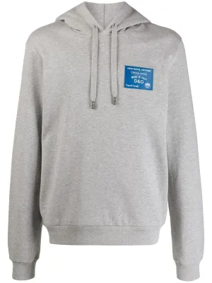 Dolce & Gabbana logo patch hoodie