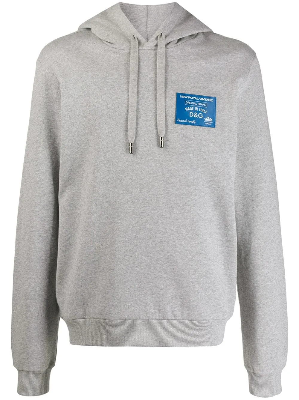 Dolce & Gabbana logo patch hoodie