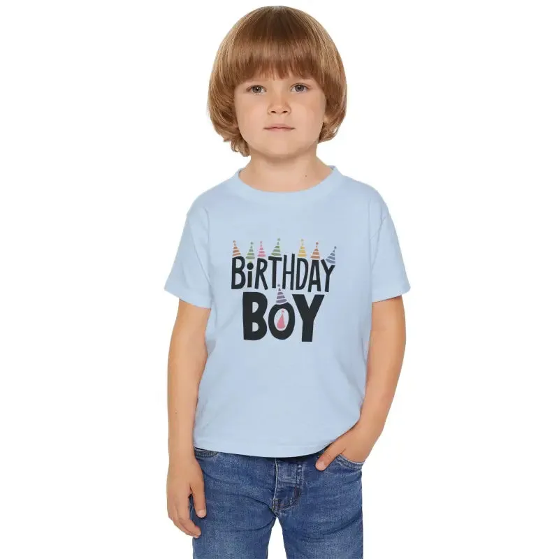 Eco Birthday Boy Tee for Stylish Little Ones