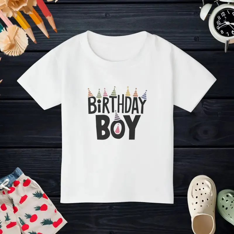 Eco Birthday Boy Tee for Stylish Little Ones