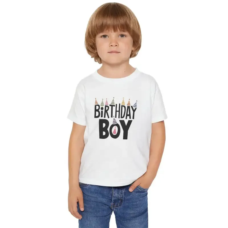 Eco Birthday Boy Tee for Stylish Little Ones