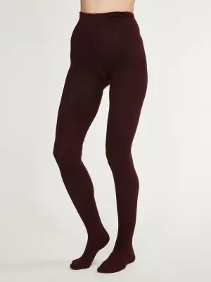 Elgin Super Soft Bamboo Tights in Fig by Thought