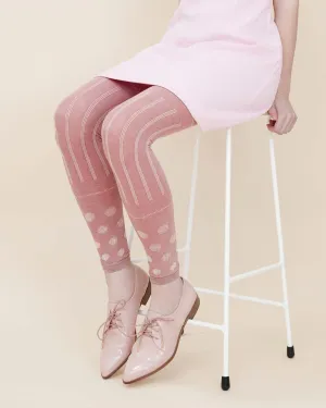 Eliza Cotton Footless Tights - Watermelon M/L