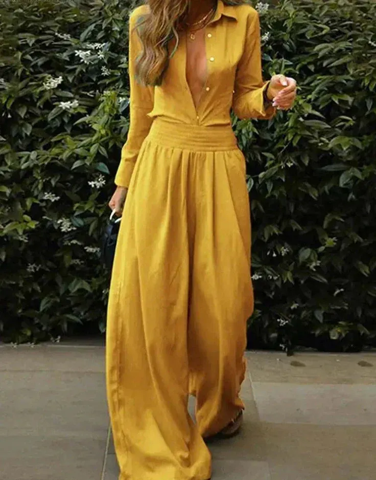ELIZA | Stylish Retro Fashion Jumpsuit