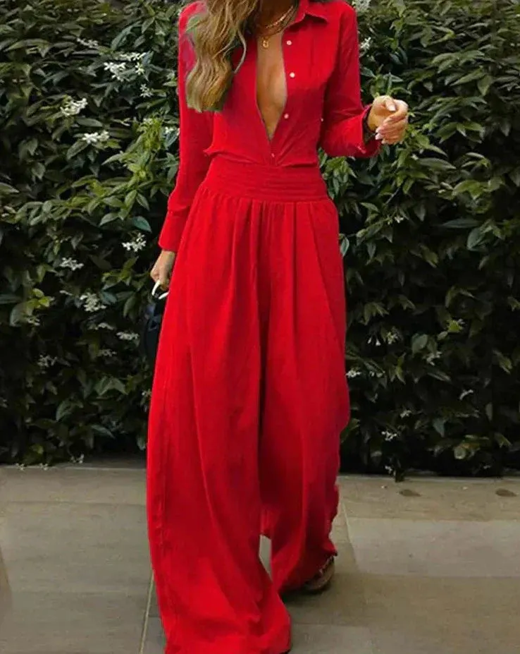 ELIZA | Stylish Retro Fashion Jumpsuit
