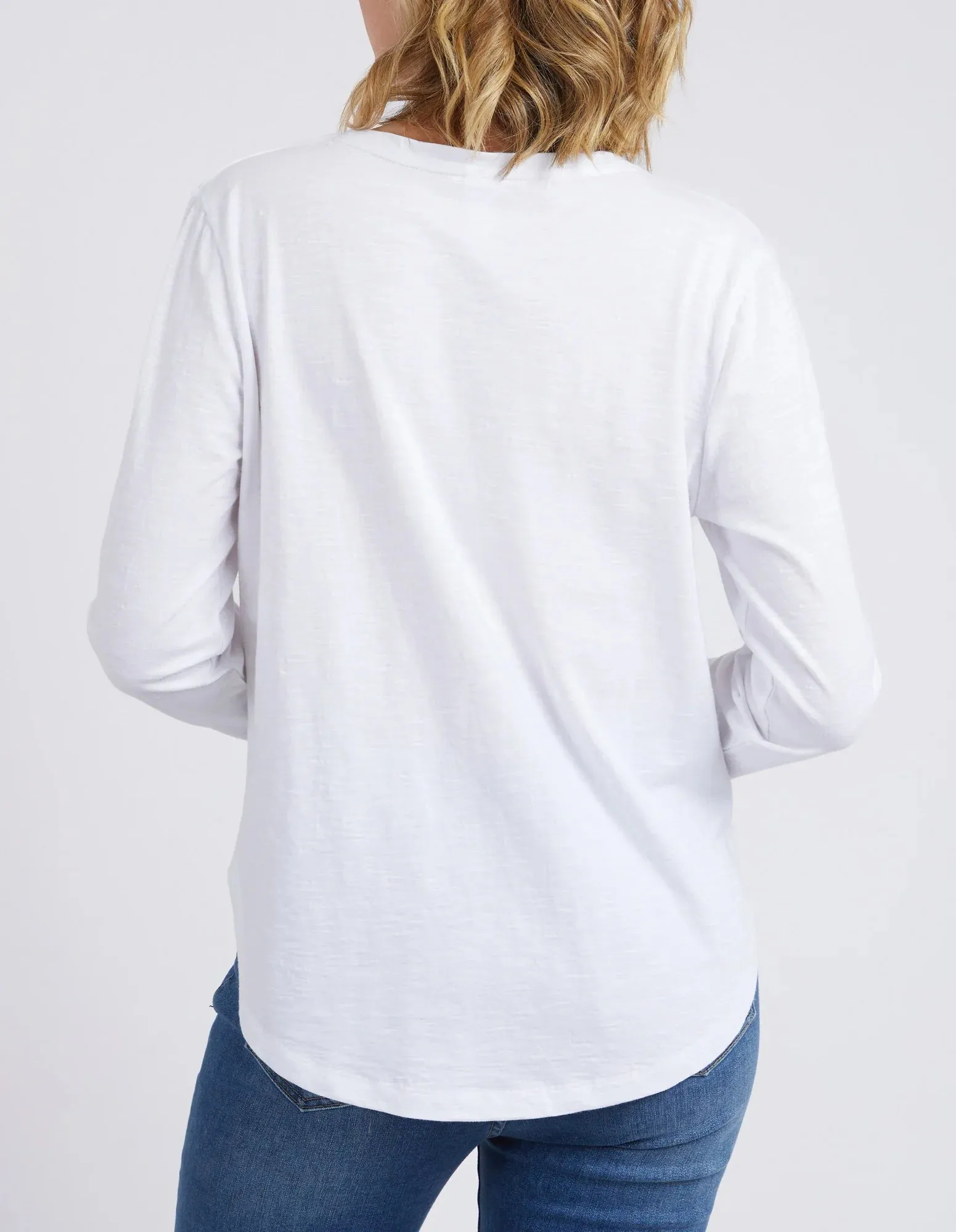 Elm Lifestyle II EVERYDAY L/S Tee - White