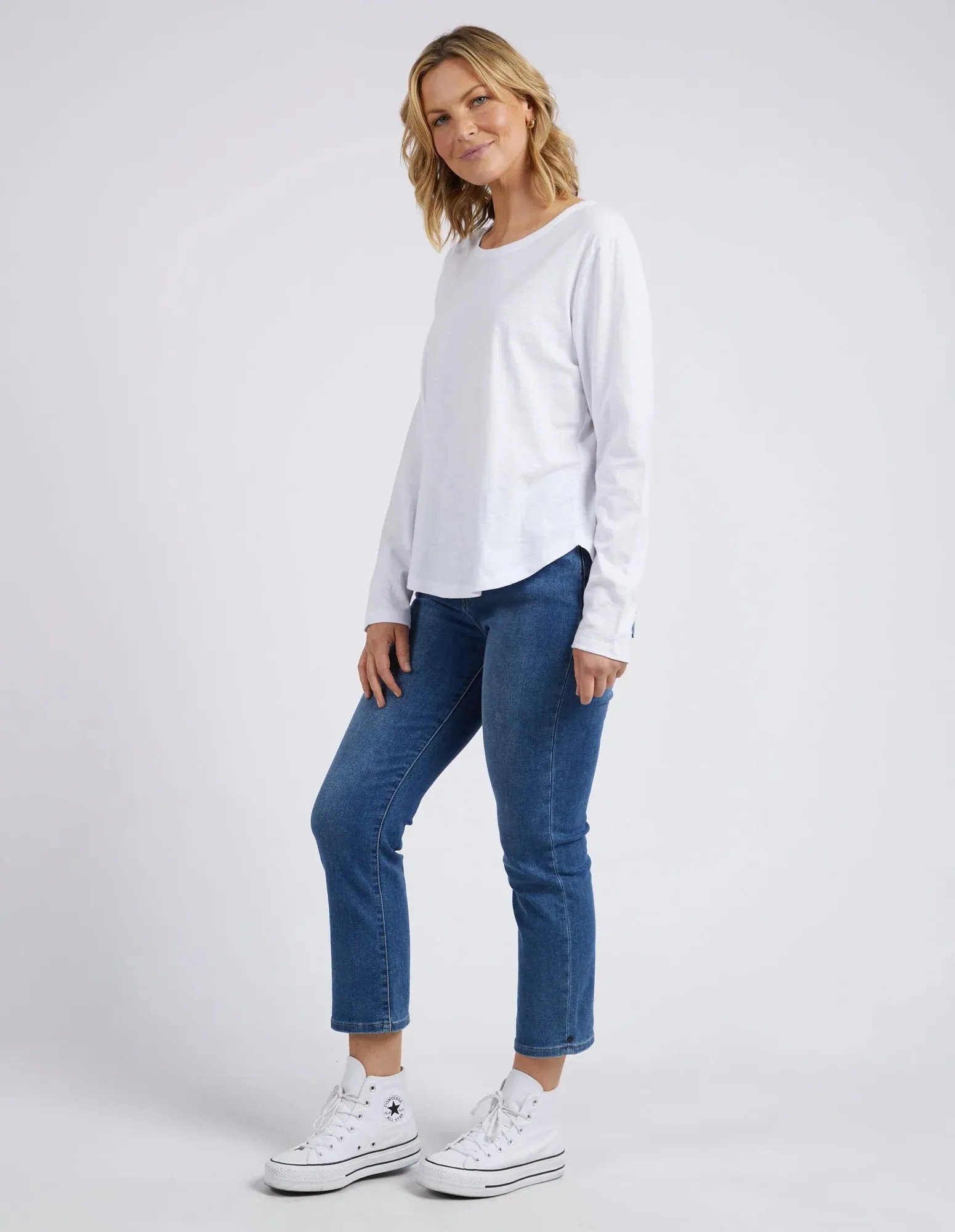 Elm Lifestyle II EVERYDAY L/S Tee - White