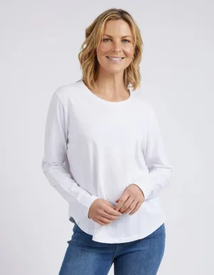 Elm Lifestyle II EVERYDAY L/S Tee - White