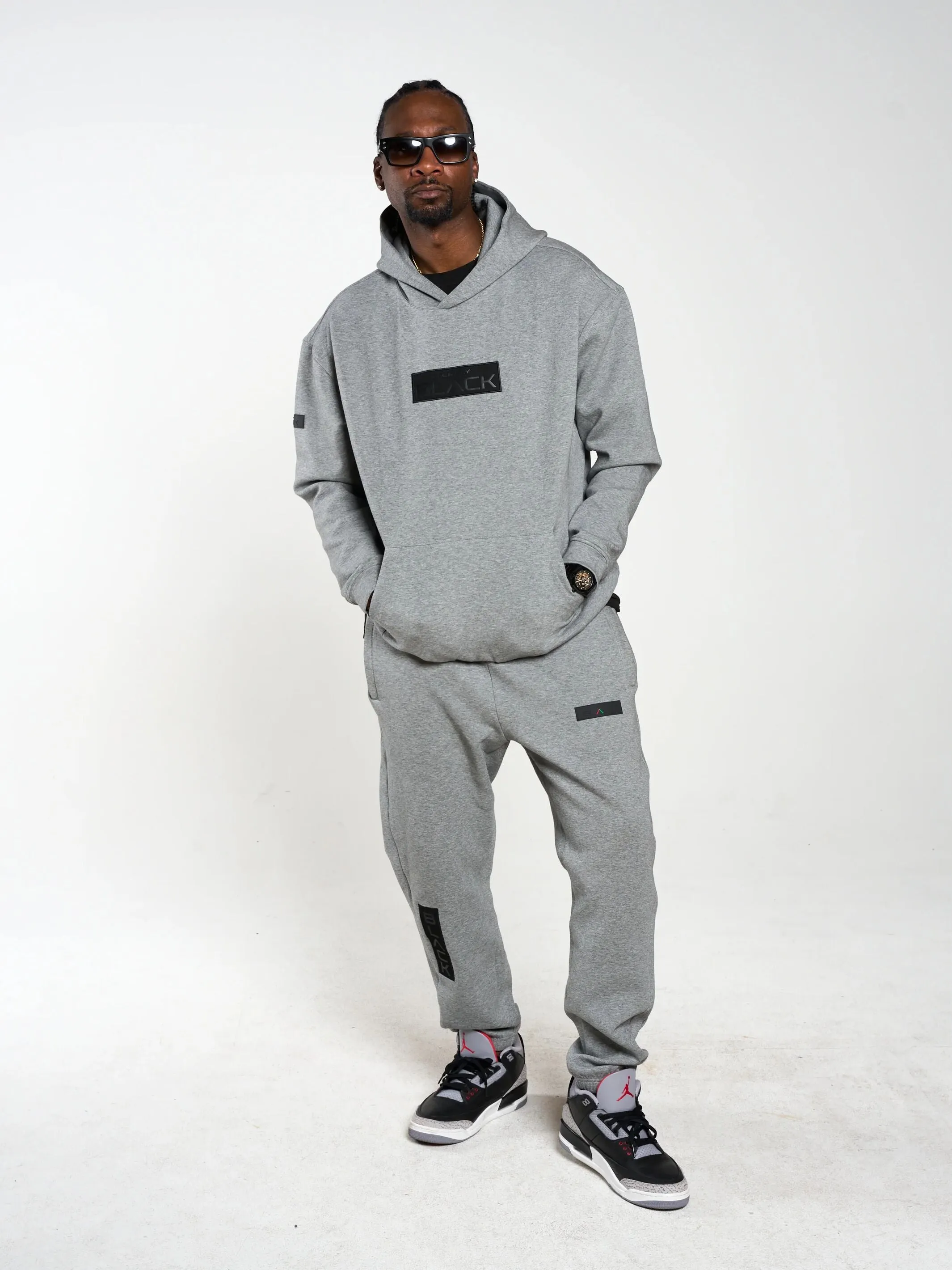 Embossed Patch Hoodie