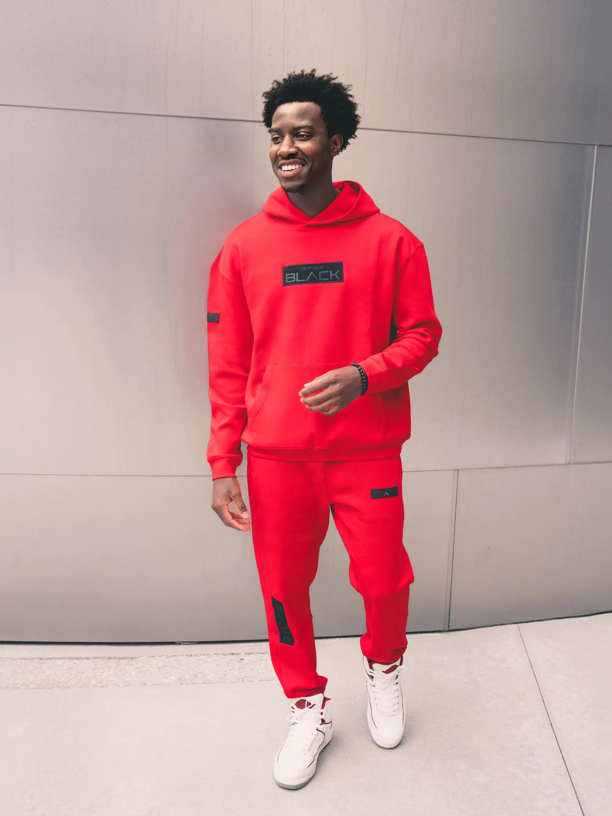 Embossed Patch Hoodie