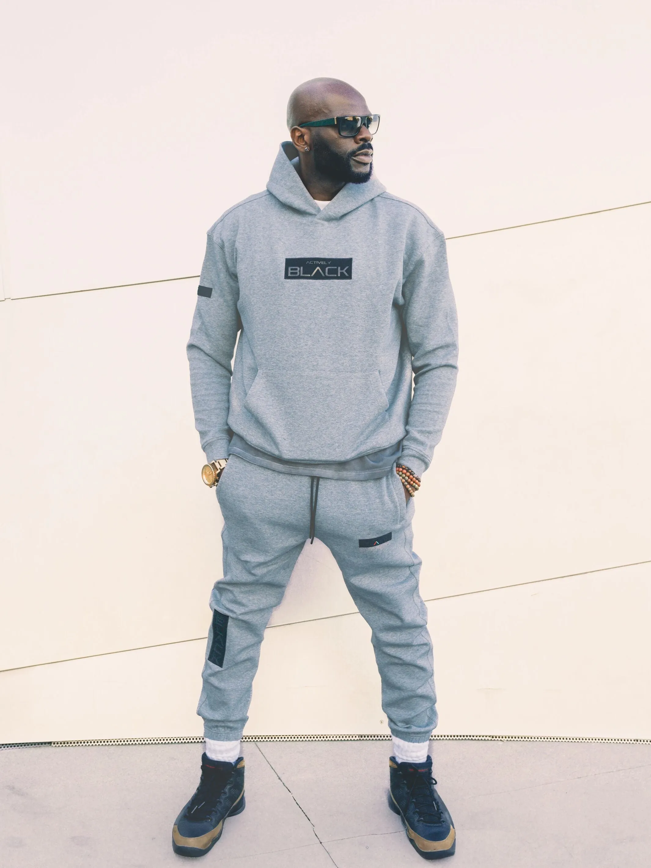 Embossed Patch Hoodie