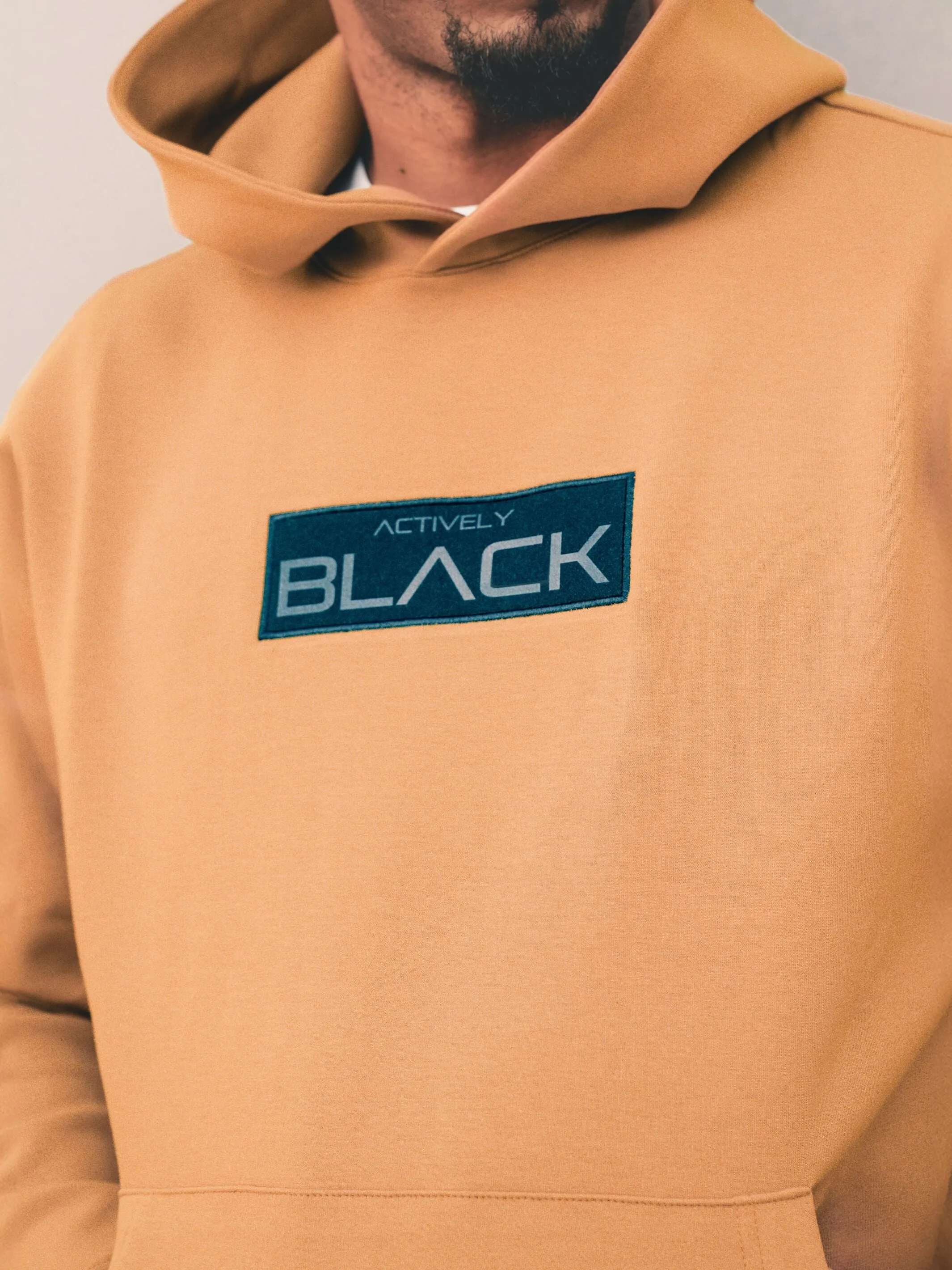 Embossed Patch Hoodie