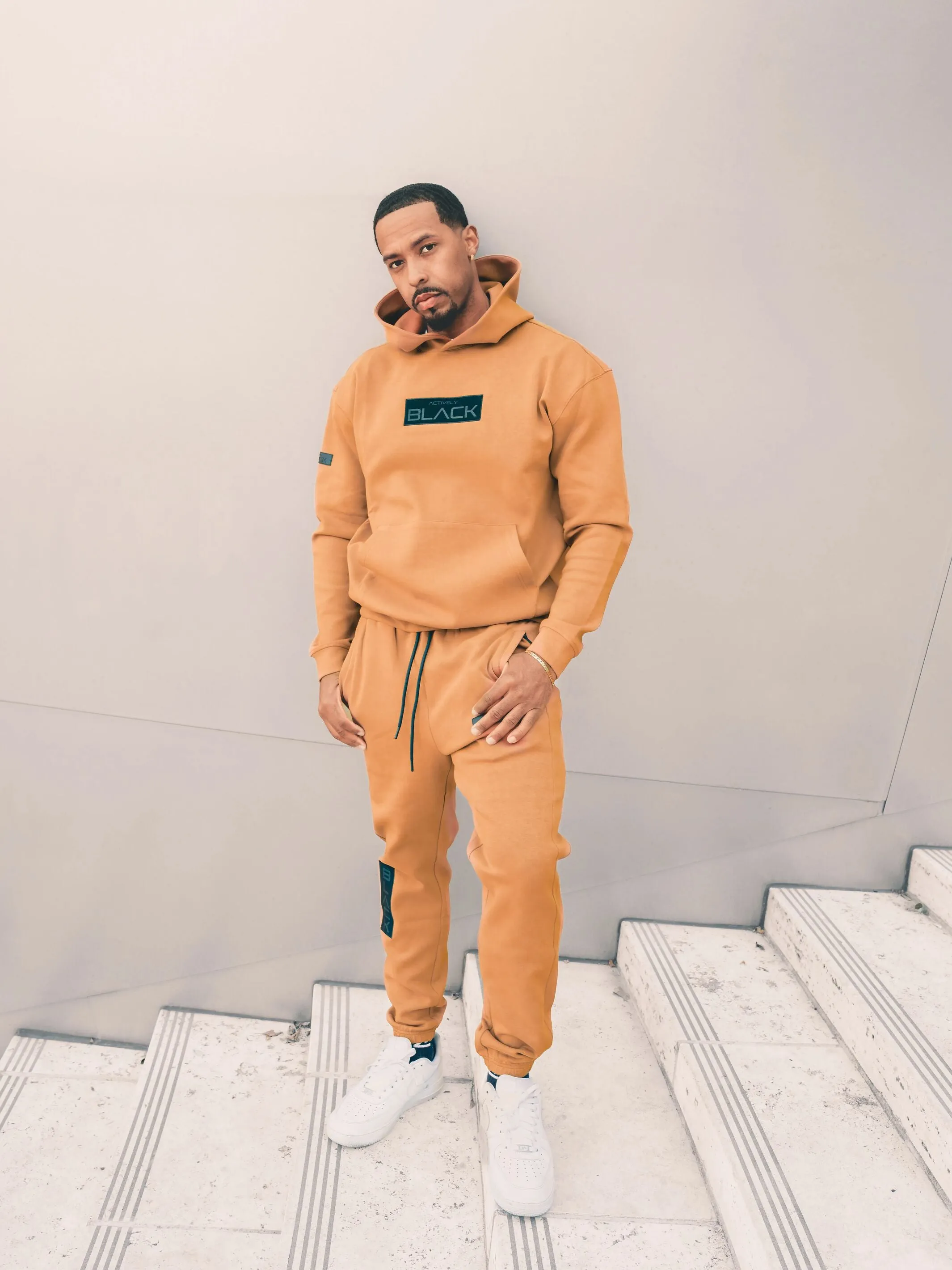 Embossed Patch Hoodie