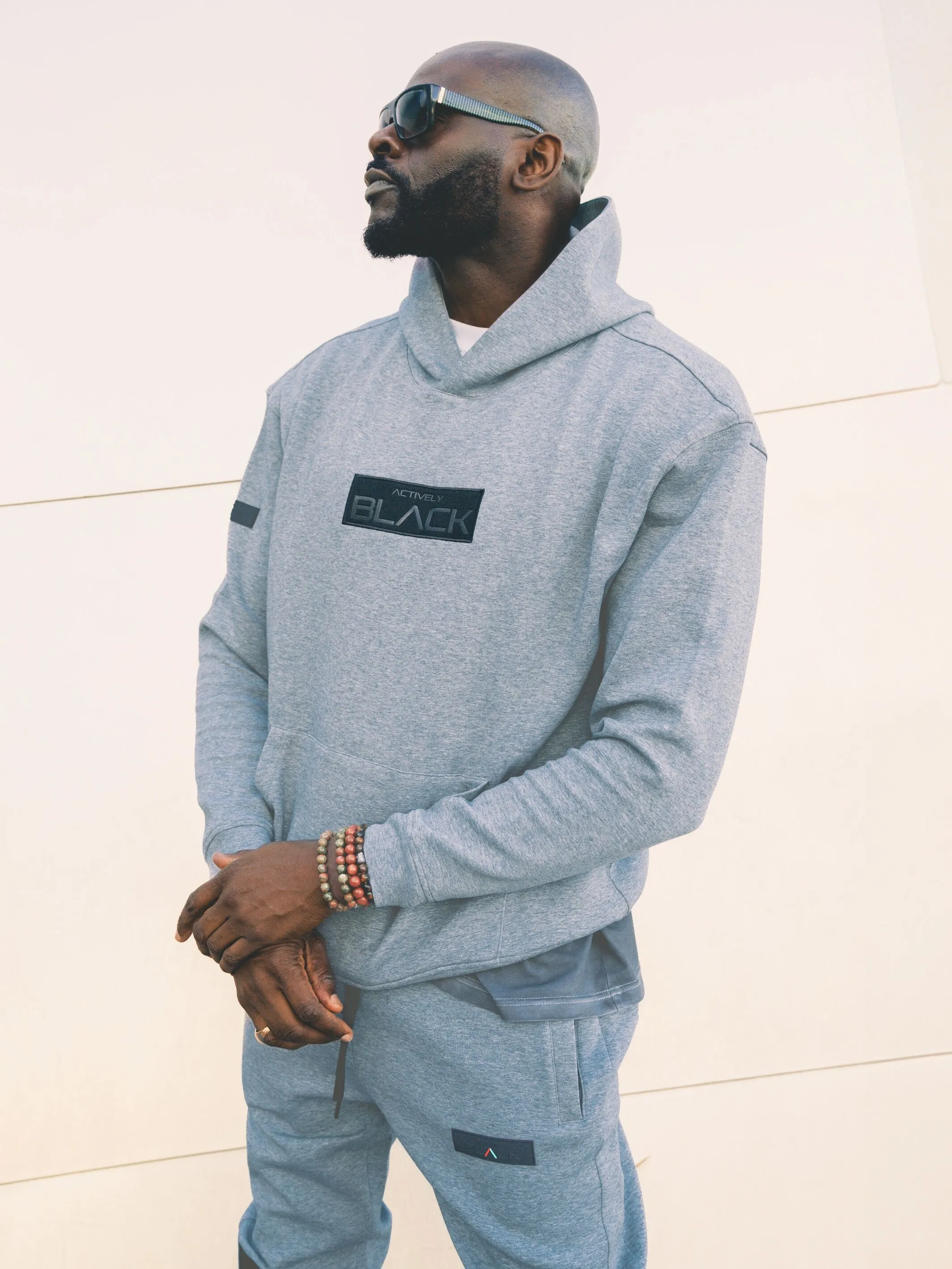 Embossed Patch Hoodie