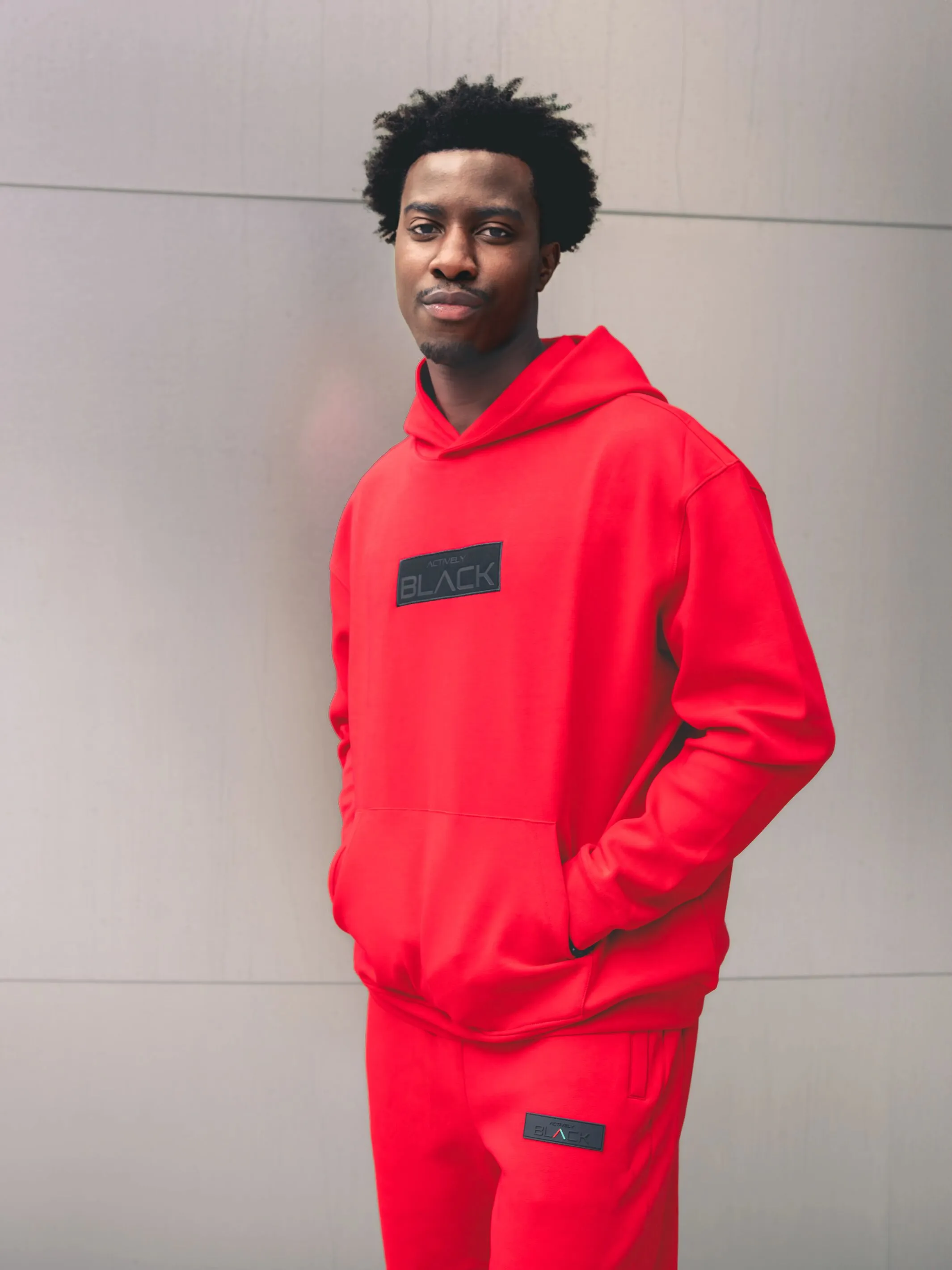 Embossed Patch Hoodie