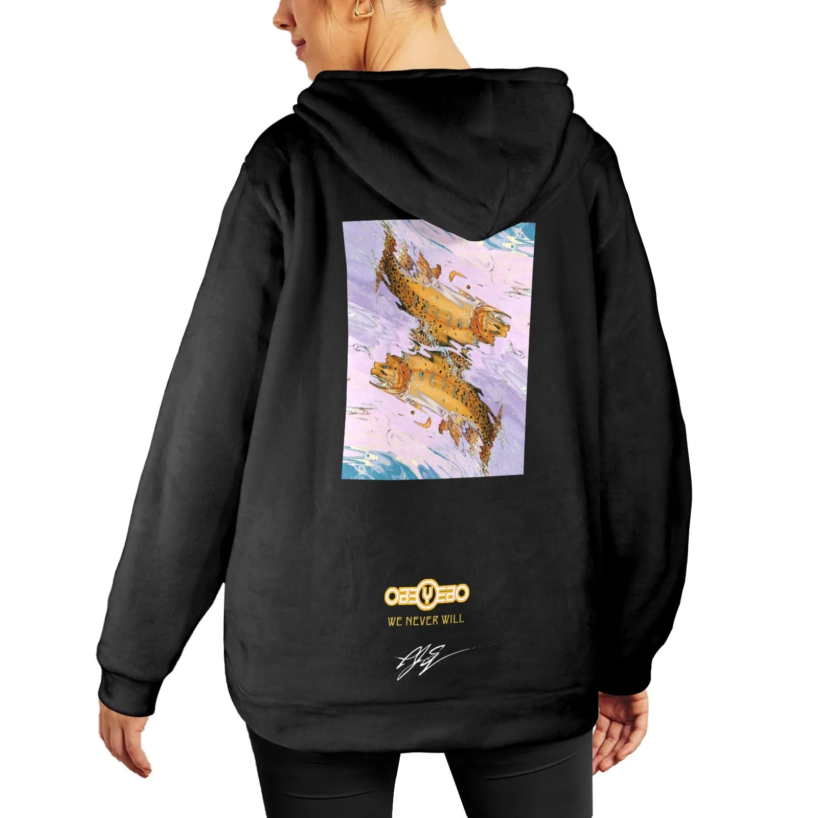 Ephemera Women's Flannel Hoodie