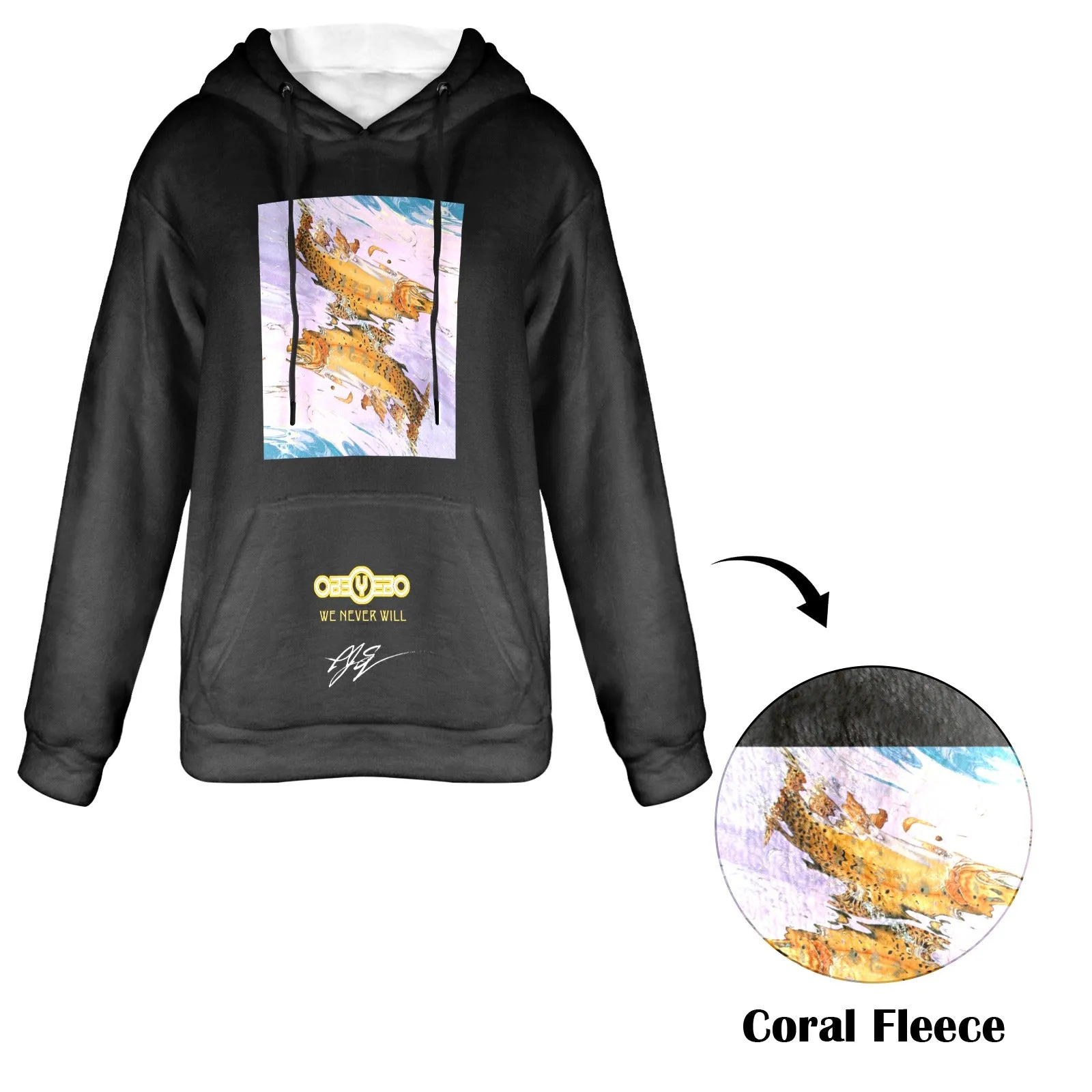 Ephemera Women's Flannel Hoodie