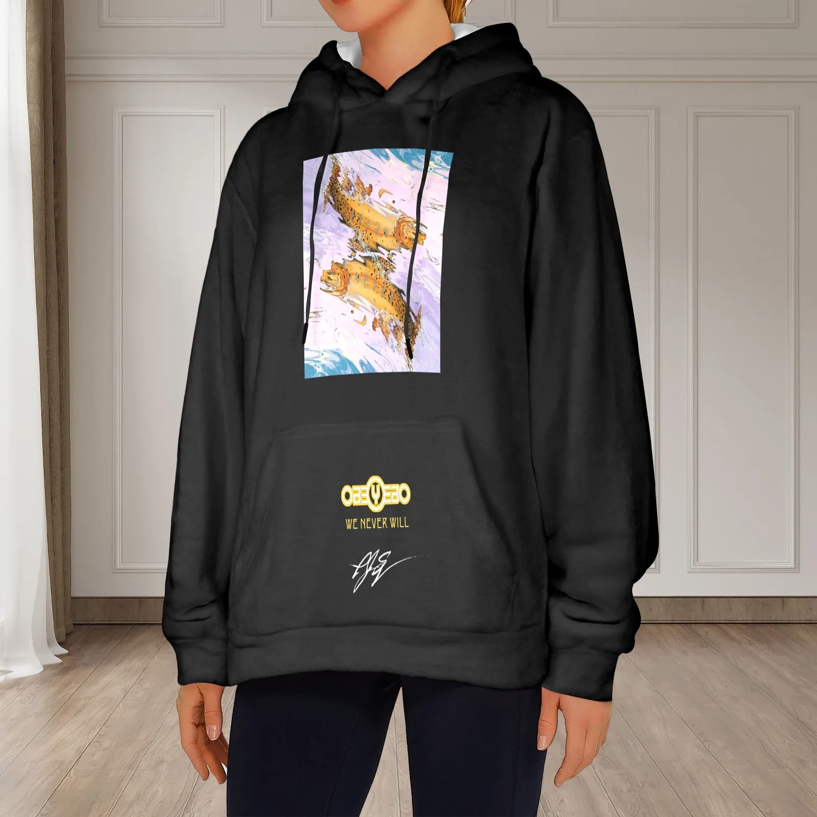 Ephemera Women's Flannel Hoodie