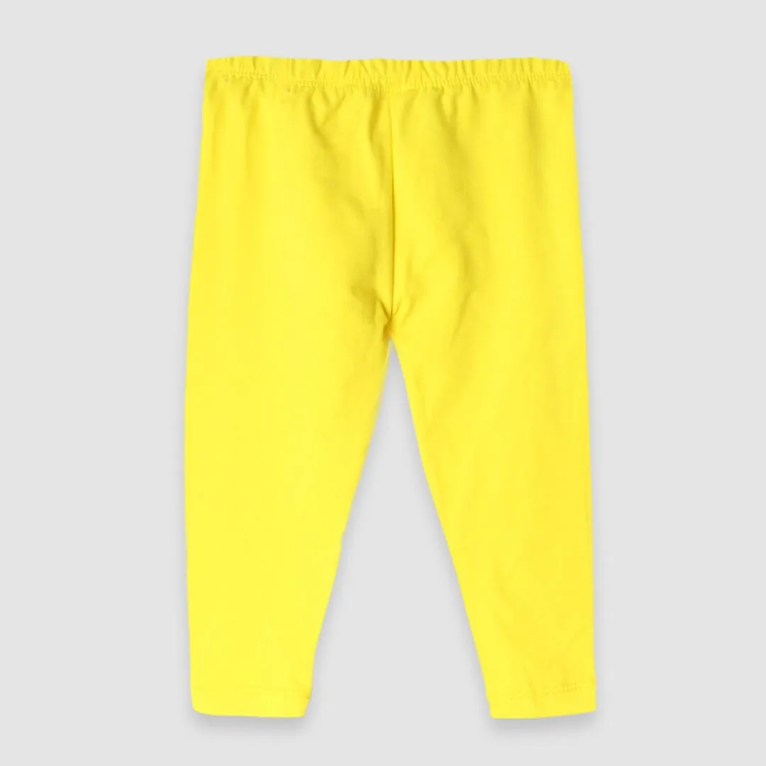Fancy Yellow Little Girls Tight