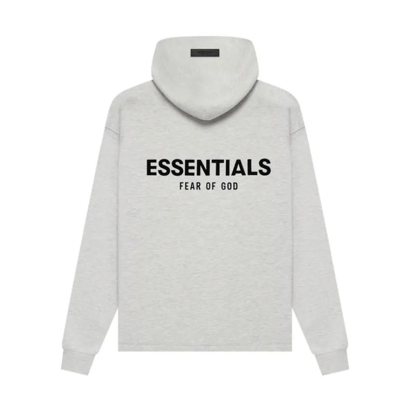Fear of God Essentials FW22 Relaxed Hoodie Light Oatmeal