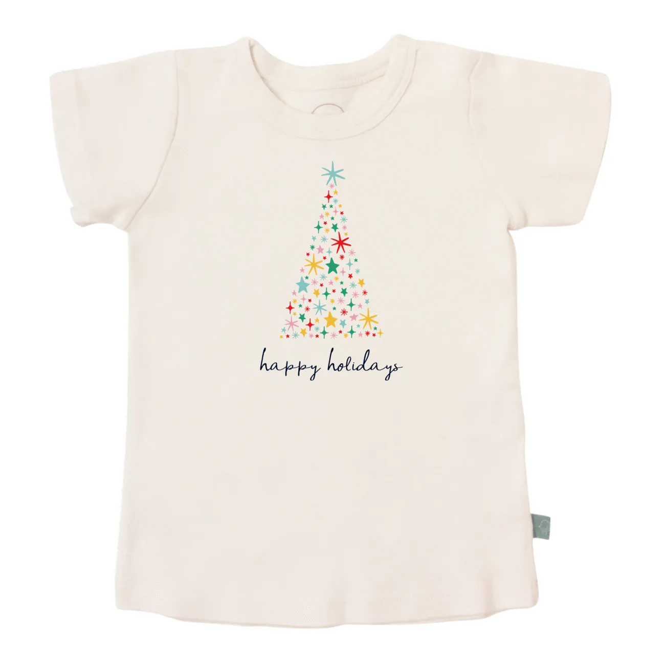 Finn   Emma - Graphic Tee - Happy Holidays Tree